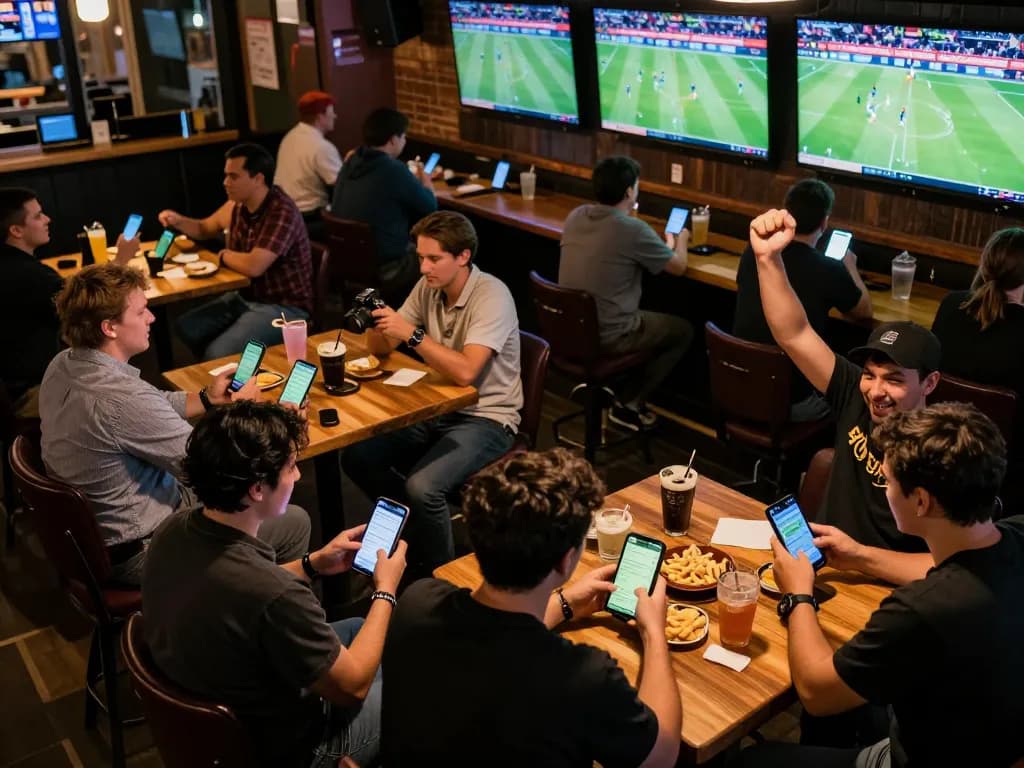 Experience the thrill of sports betting at GO8 as fans engage with mobile apps and enjoy live games.