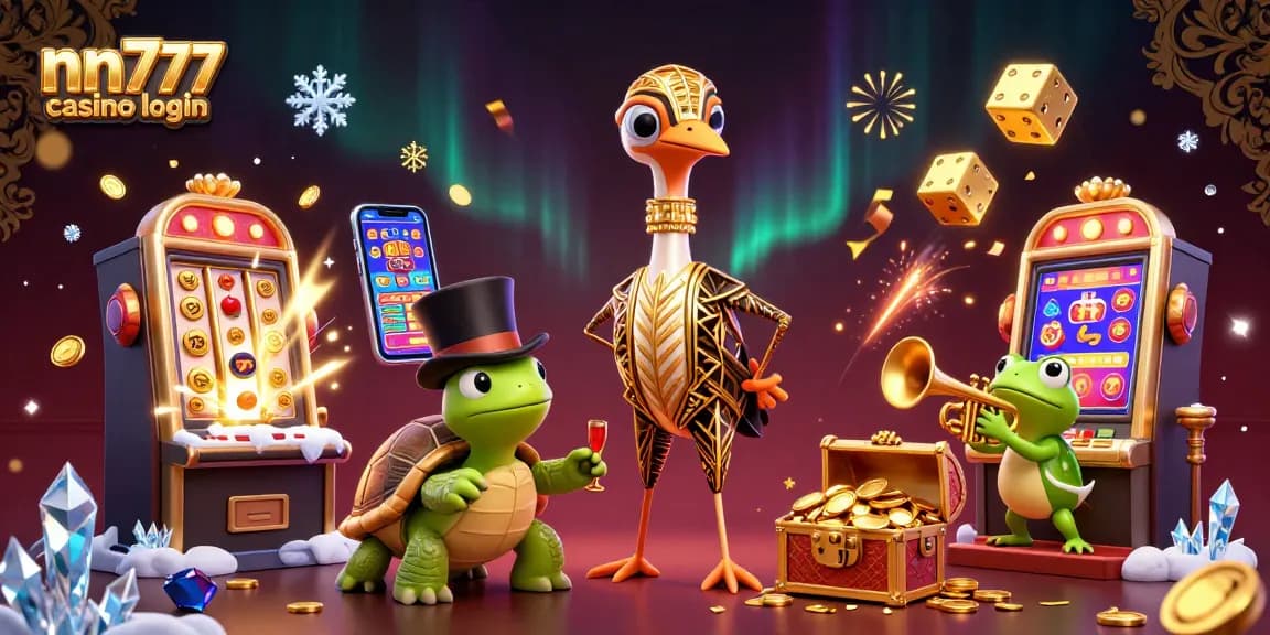 Engage with the vibrant scene depicting nn777 casino login featuring characters at an animated speakeasy, enhancing your gaming experience.