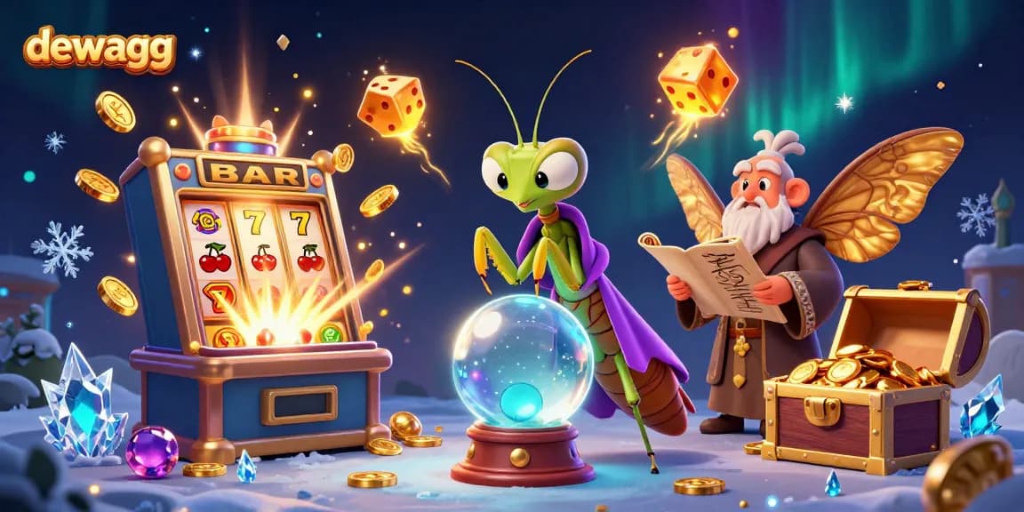 Experience dewagg's thrilling wins with a mystical slot adventure featuring a playful fortune teller.