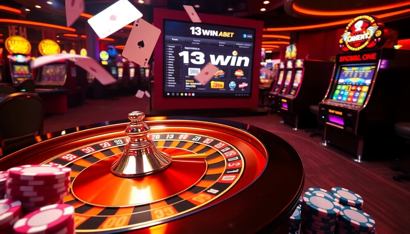 Experience the thrill of 13win with vibrant casino games and betting excitement.