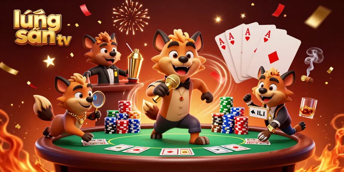 Experience exciting gameplay with lương sơn tv featuring lively hyenas in a vibrant casino.