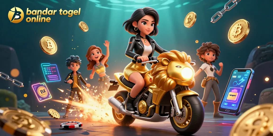 Experience the thrill of bandar togel online with a glamorous twist, showcasing vivid casino elements and vibrant visuals.