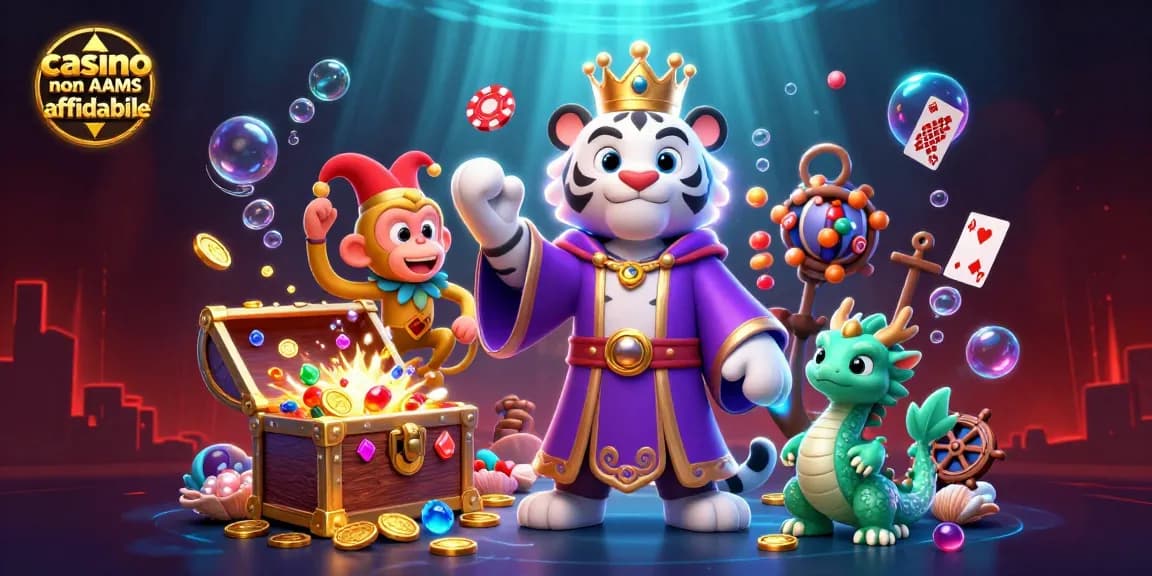 Vivi emozionanti esperienze di gioco al casinò non AAMS affidabile con personaggi entusiasmanti e colorati elementi di gioco.
