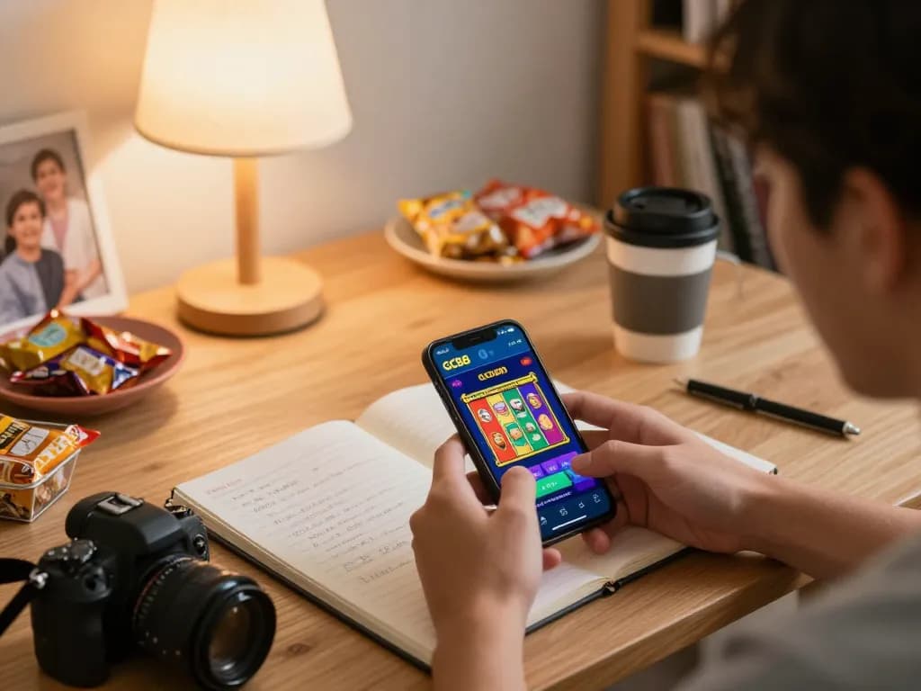 Engaging gameplay on the GG88 mobile app with a vibrant slot machine interface, enhancing online gaming experience.