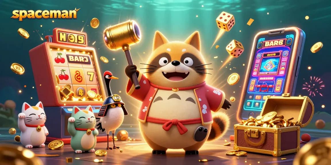 Experience thrilling gameplay with Spaceman casino slot featuring vibrant characters and action-packed elements.