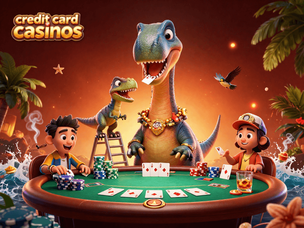 Engage at credit card casinos with dynamic poker action and vibrant gaming elements