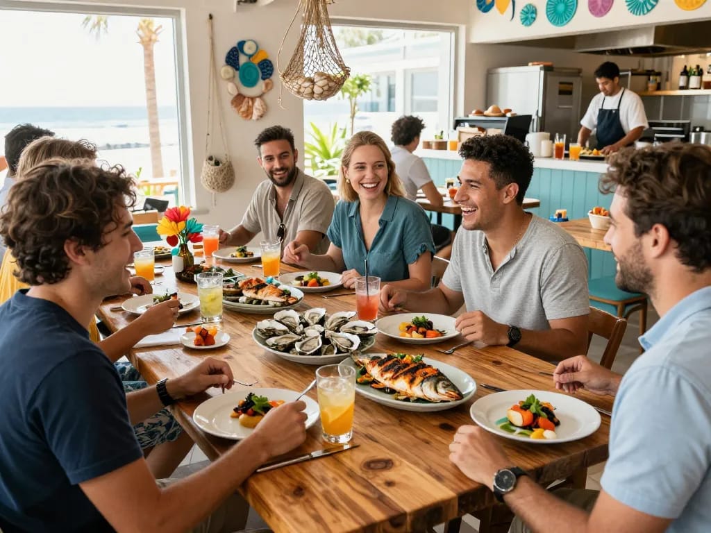 Delicious seafood dining experience at https://www.theshackok.com/ with fresh oysters and grilled fish.
