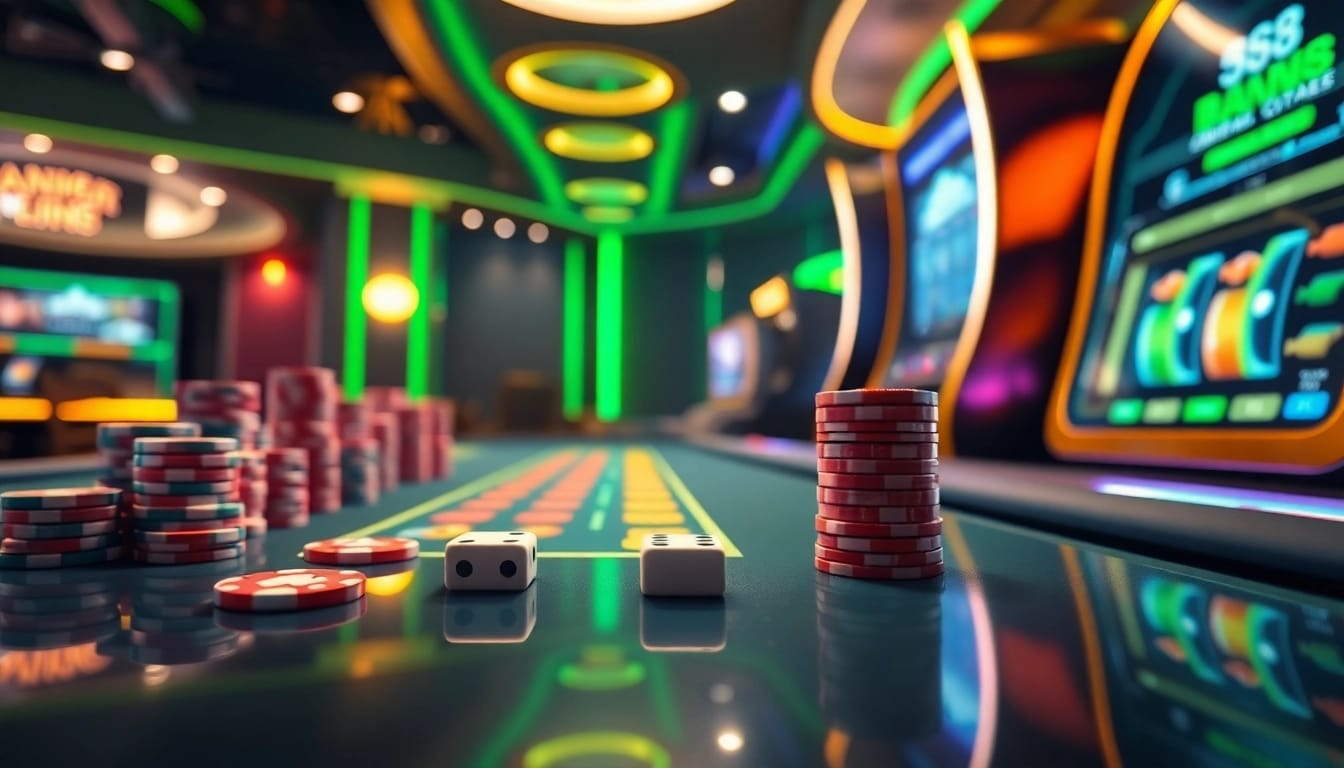 Experience thrilling gameplay at fun 88 with vibrant casino elements and engaging betting action.