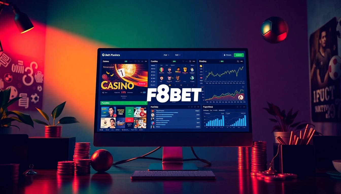 F8BET online betting platform showcasing exciting casino games and sports betting.