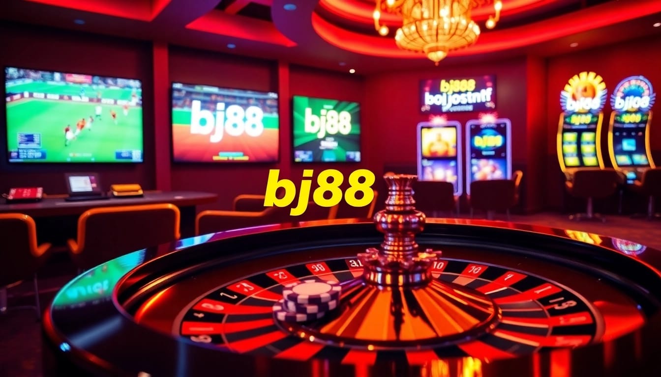 Experience the thrilling excitement of bj88 with live casino action and vibrant gaming interfaces.