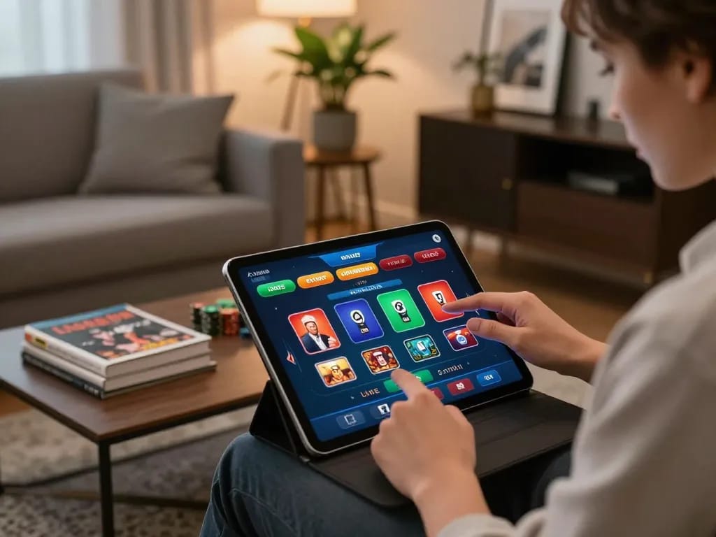 Engaging in strategic betting on the nhà cái 8xbet app in a cozy home environment