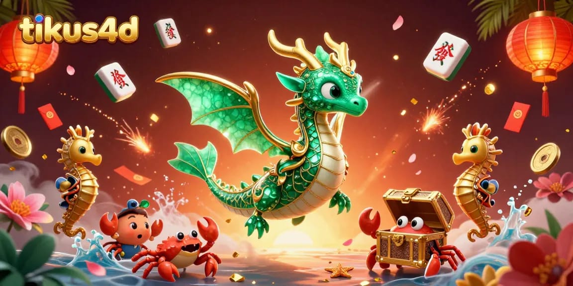 Tikus4d offers exciting lottery experiences with dynamic gaming elements displayed in a vibrant 3D scene.