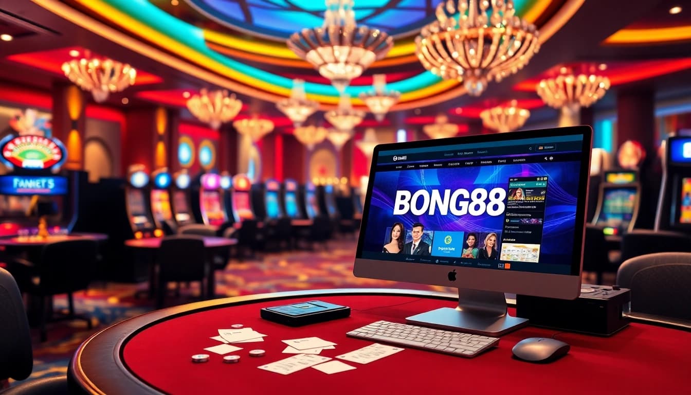 Experience online gambling excitement with https://bong88.casa/ showcasing luxury casino elements and engaging players.