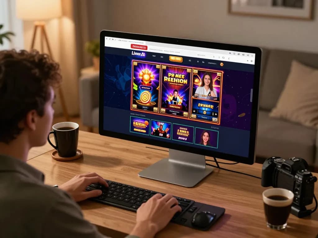 Engaging gameplay on ho88's online casino platform with vibrant slot choices and a user-friendly interface.