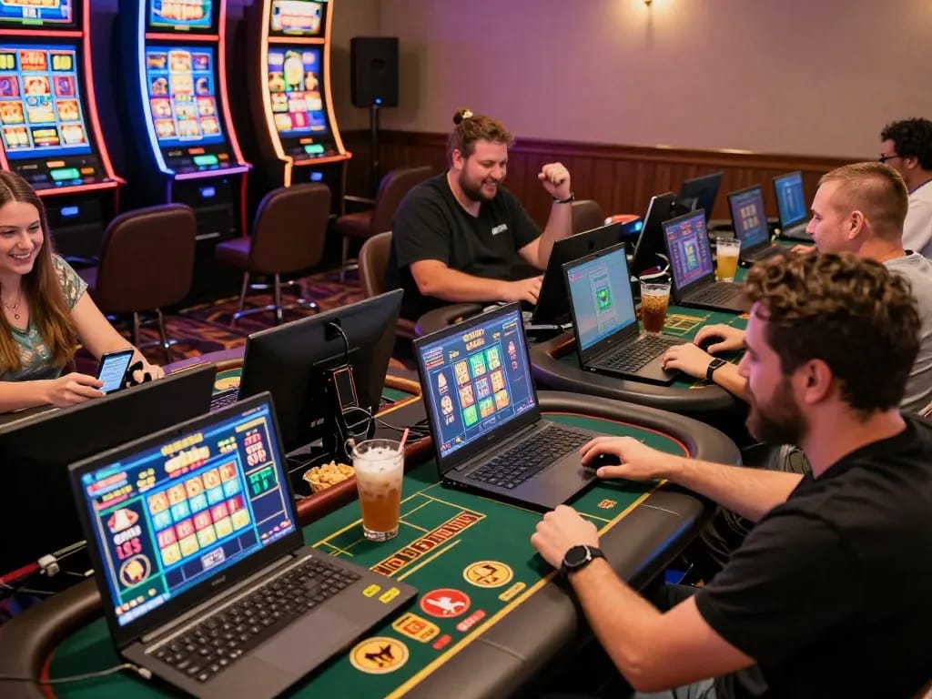 Players enjoying dynamic gameplay on go88 platform showcasing online casino excitement