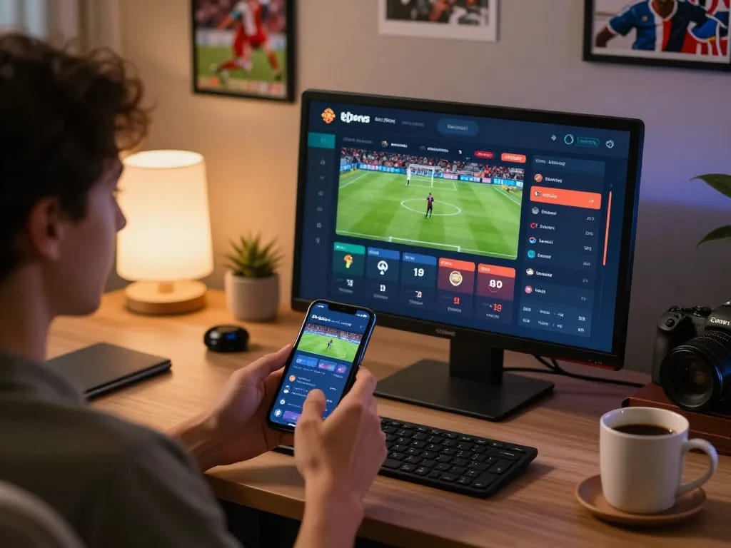 Experience dynamic betting opportunities with Parlay Skor88 through a smartphone at home for soccer matches