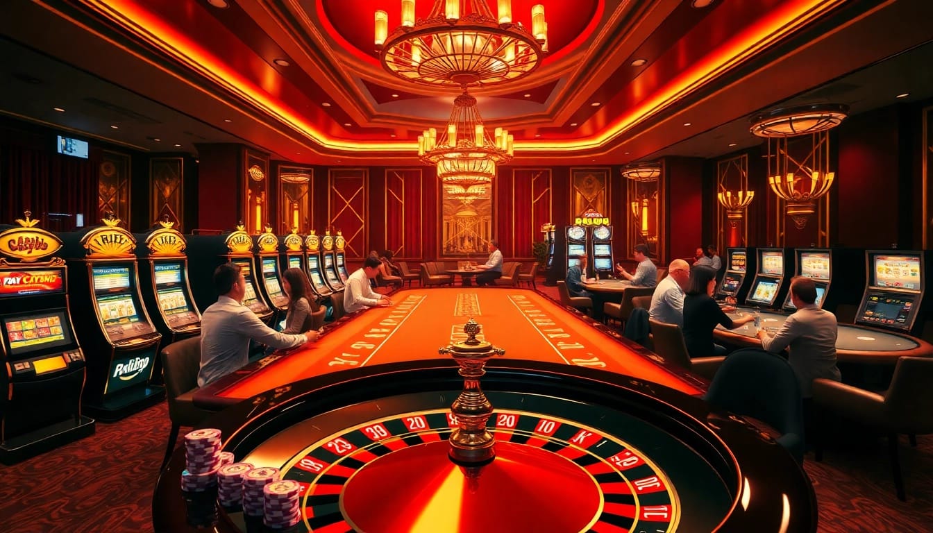 Experience the thrill of gambling at https://luck88.bar/ with players enjoying casino games like poker and slot machines.