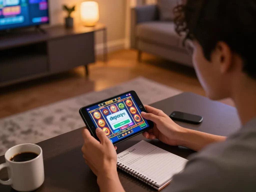 Engaging online gaming session showcasing how depo qris cepat enhances player experience at home.
