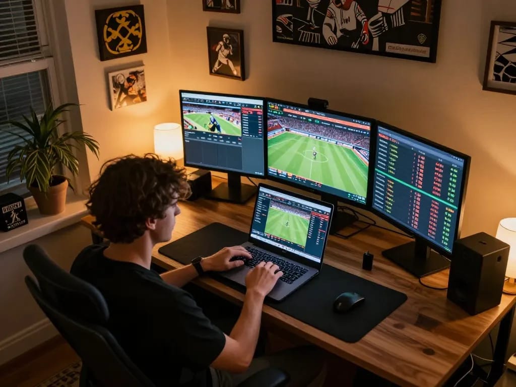 Engaging in live sports betting at home using the platform https://mk8th.net/ with real-time odds and highlights.