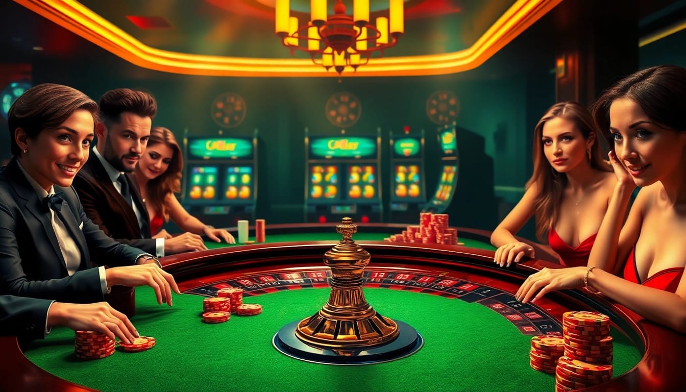 Experience the thrill of AT99娛樂 with an exciting casino gaming atmosphere featuring roulette.