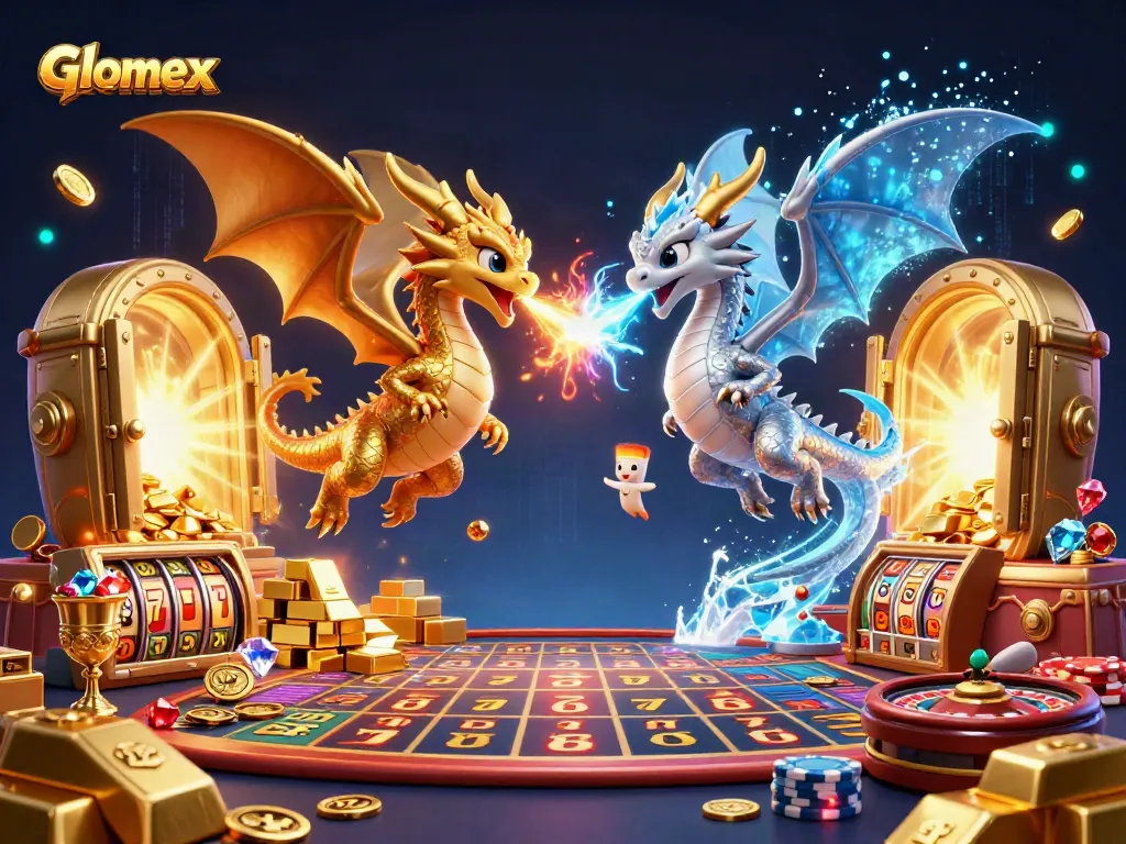 Activate your luck with Glomex in an immersive casino adventure featuring dragons and treasures.