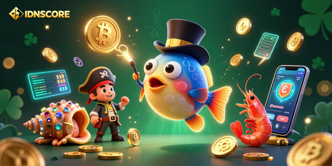 Engage with IDNSCORE's thrilling competition, where playful characters guide you to treasure-filled games.
