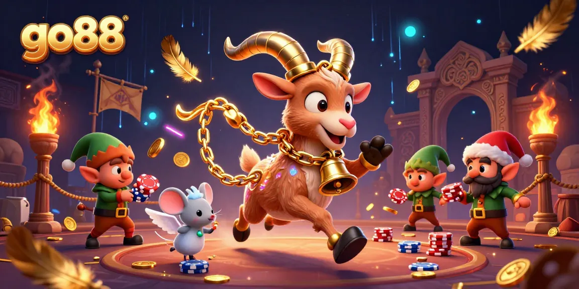 Engage in thrilling gameplay with go88 at a vibrant holiday-horror casino featuring unique characters.