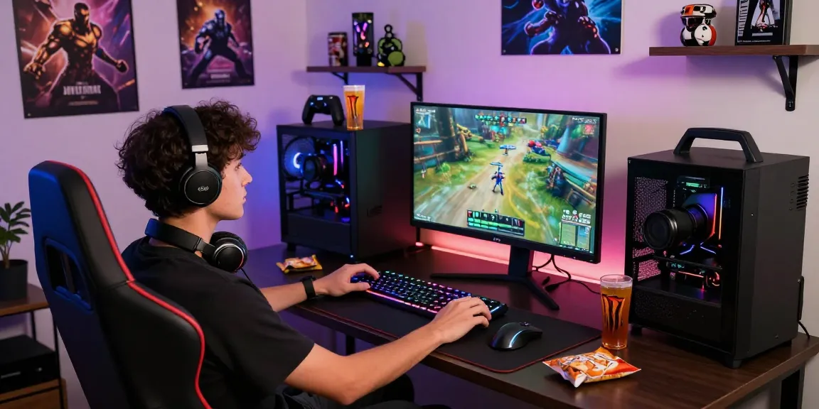 Exciting gaming setup featuring AA88.com, dynamic gameplay, and gaming gear in a vibrant atmosphere