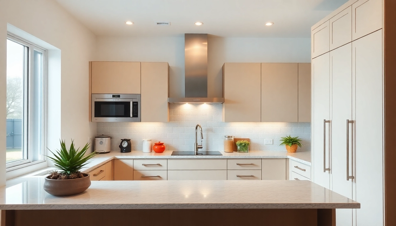 Revamped kitchen with cabinet refacing in Saint Petersburg FL showcasing updated designs and features.