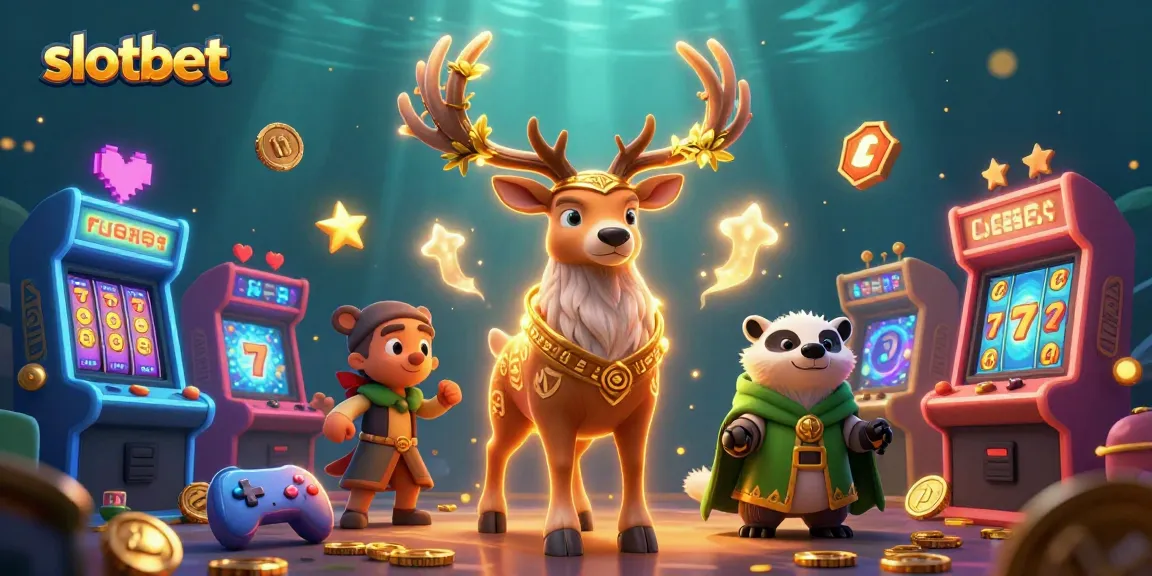 Experience thrilling slotbet gameplay with vibrant characters and casino aesthetics in a magical scene.