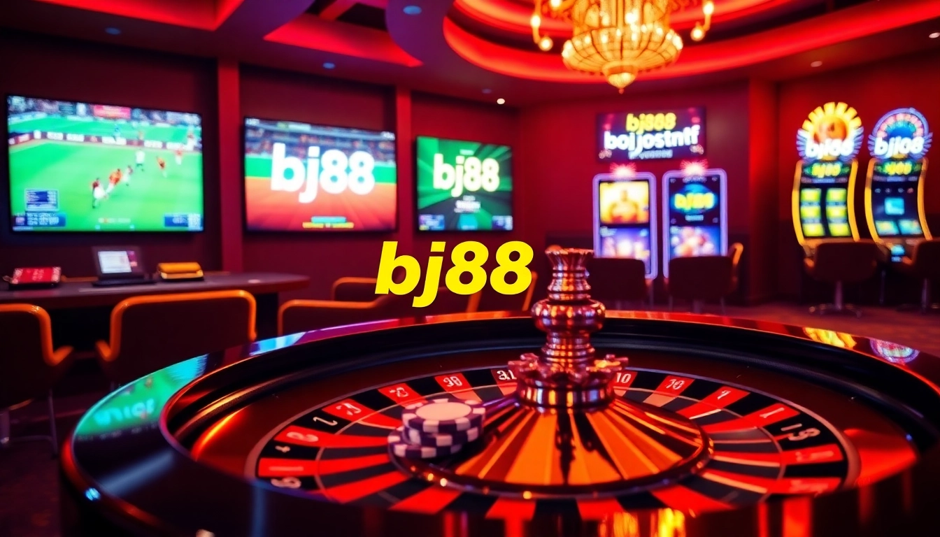 Experience the thrilling excitement of bj88 with live casino action and vibrant gaming interfaces.