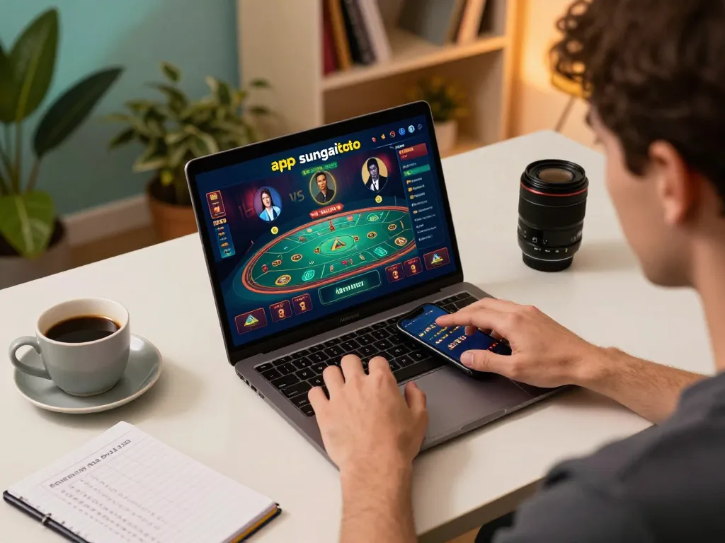 Engaging gameplay on apk sungaitoto showing winning strategies for online betting.