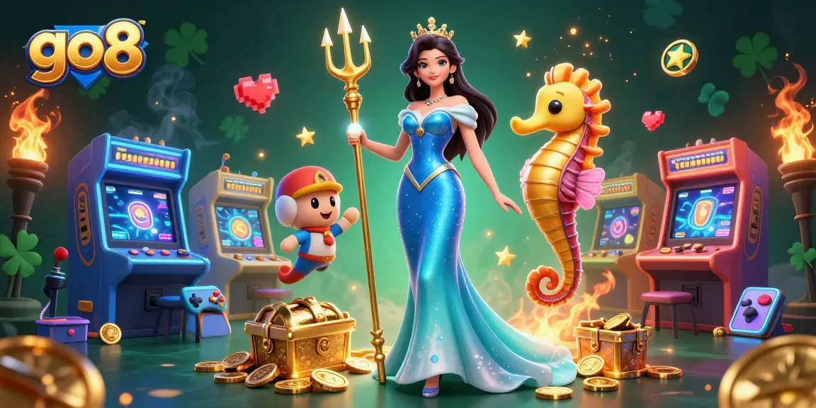 Experience thrilling excitement at go8 with stunning 3D casino graphics and vibrant game elements.