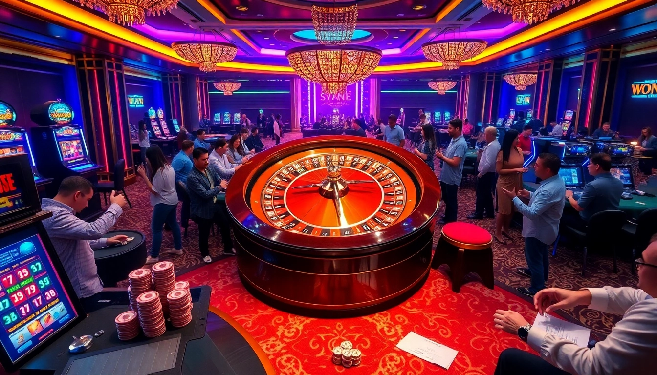 Experience the thrill of winning with sun win at lively casino tables and games.