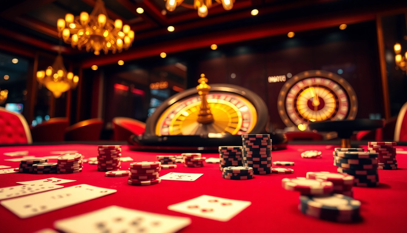 Experience thrilling gameplay at HAYWIN with vibrant casino tables and immersive lighting.