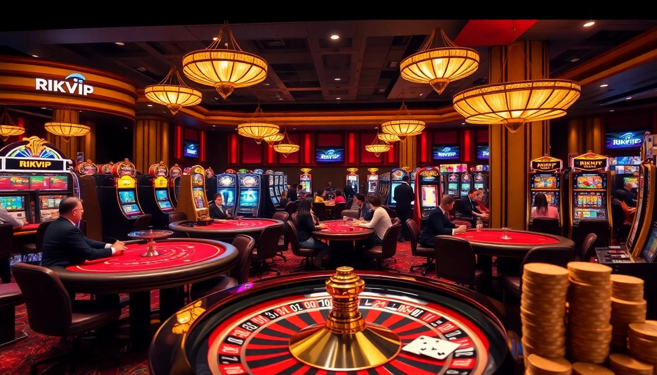 Experience the thrill of gambling at Rikvip with engaging casino games and vibrant atmosphere.