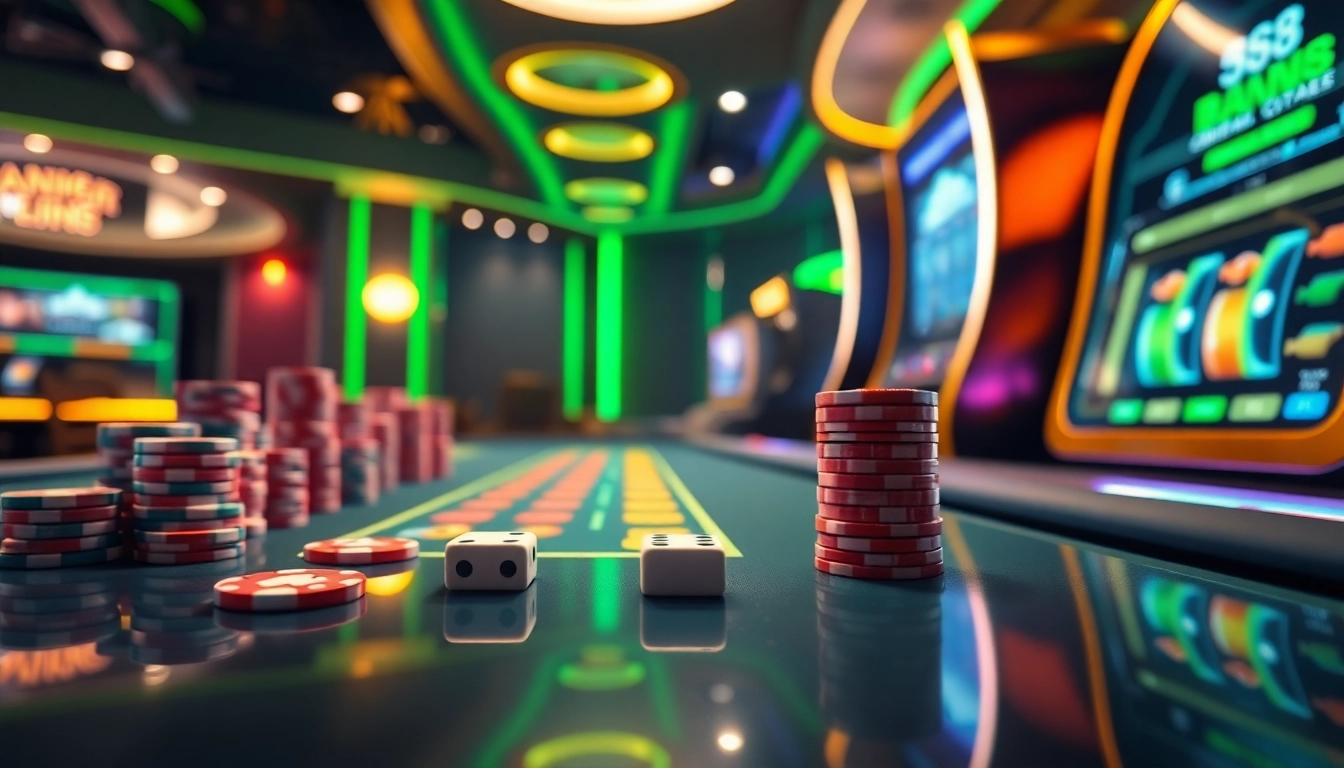 Experience thrilling gameplay at fun 88 with vibrant casino elements and engaging betting action.