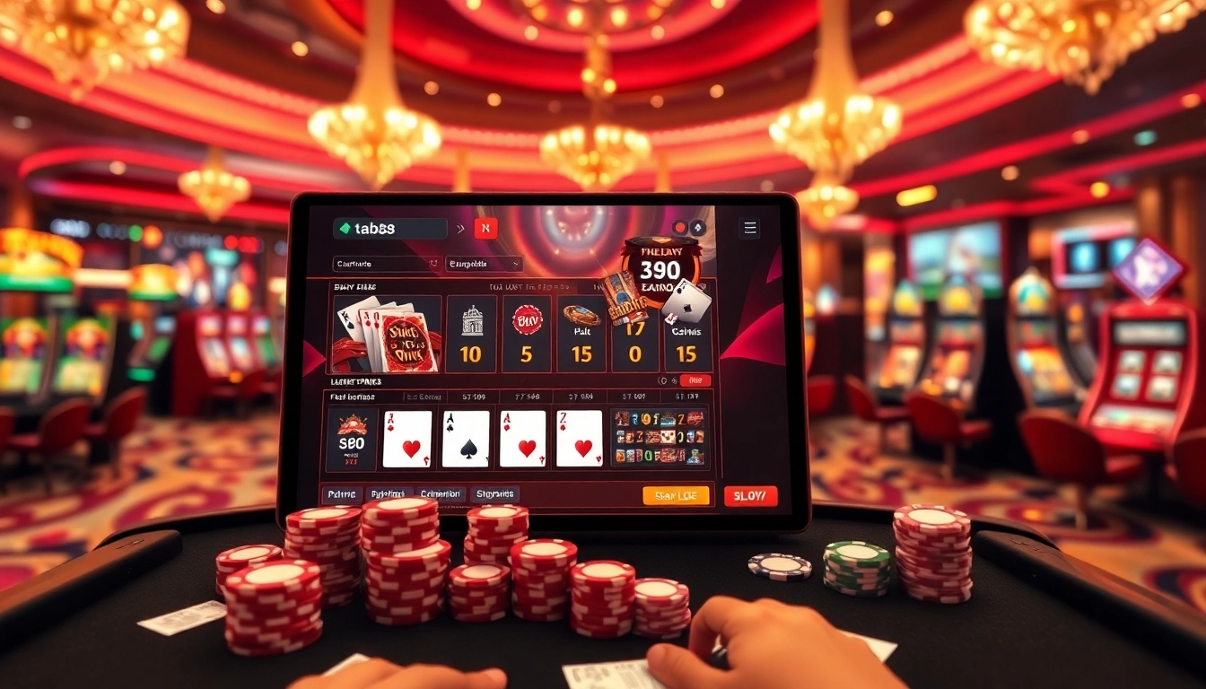 Engage in thrilling online gambling at ta88 with vibrant virtual casino elements.