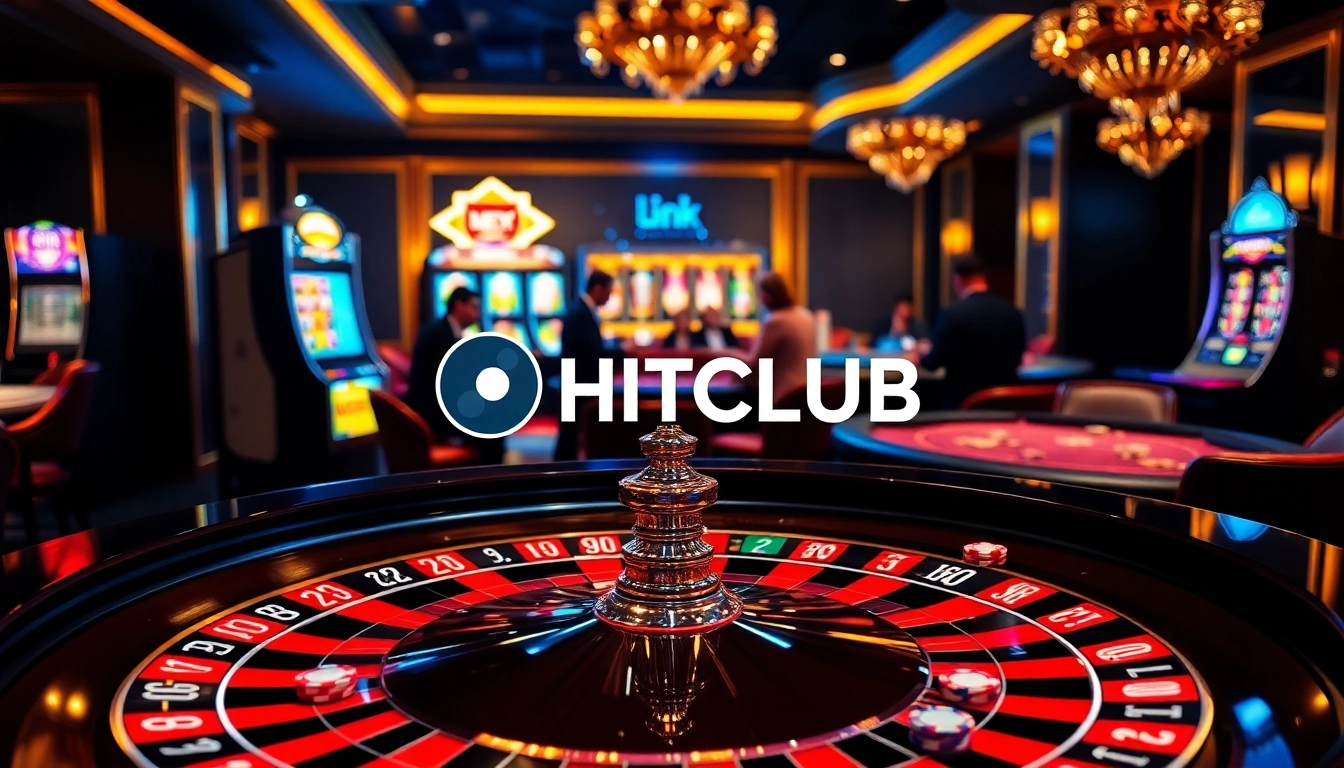 Experience the thrill of gambling at Link HITCLUB with vibrant casino games and engaging players.