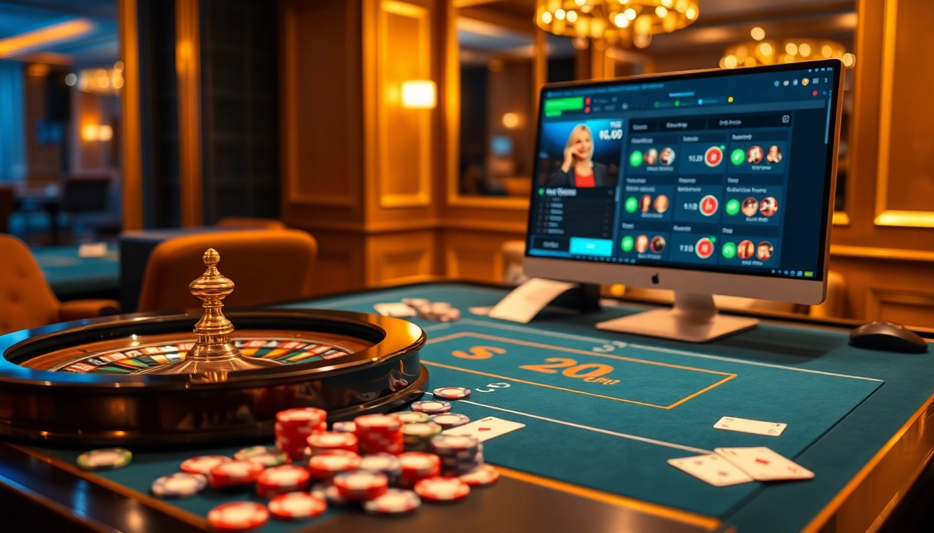 Engaging scene of Lô đề trực tuyến with vibrant casino elements and modern betting interface.