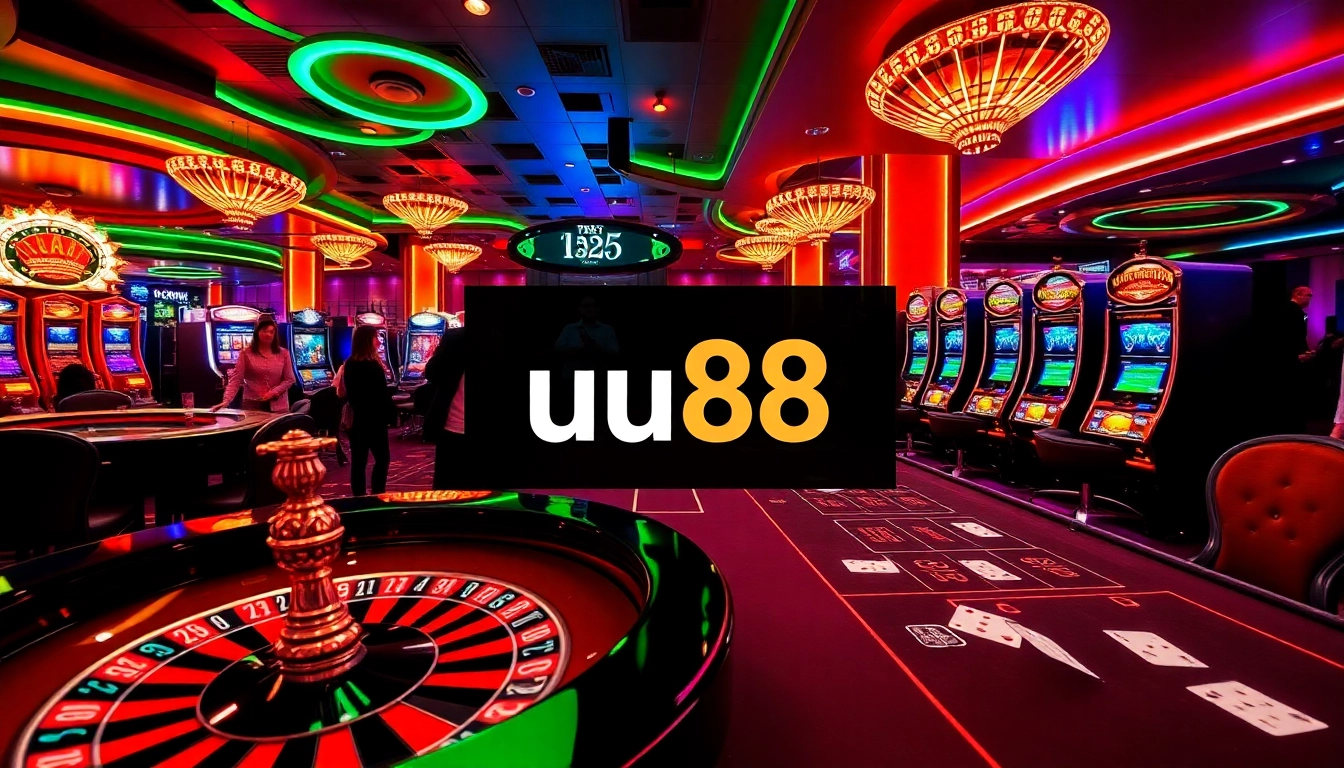 Experience the thrill of gambling at uu88 with luxurious casino elements.