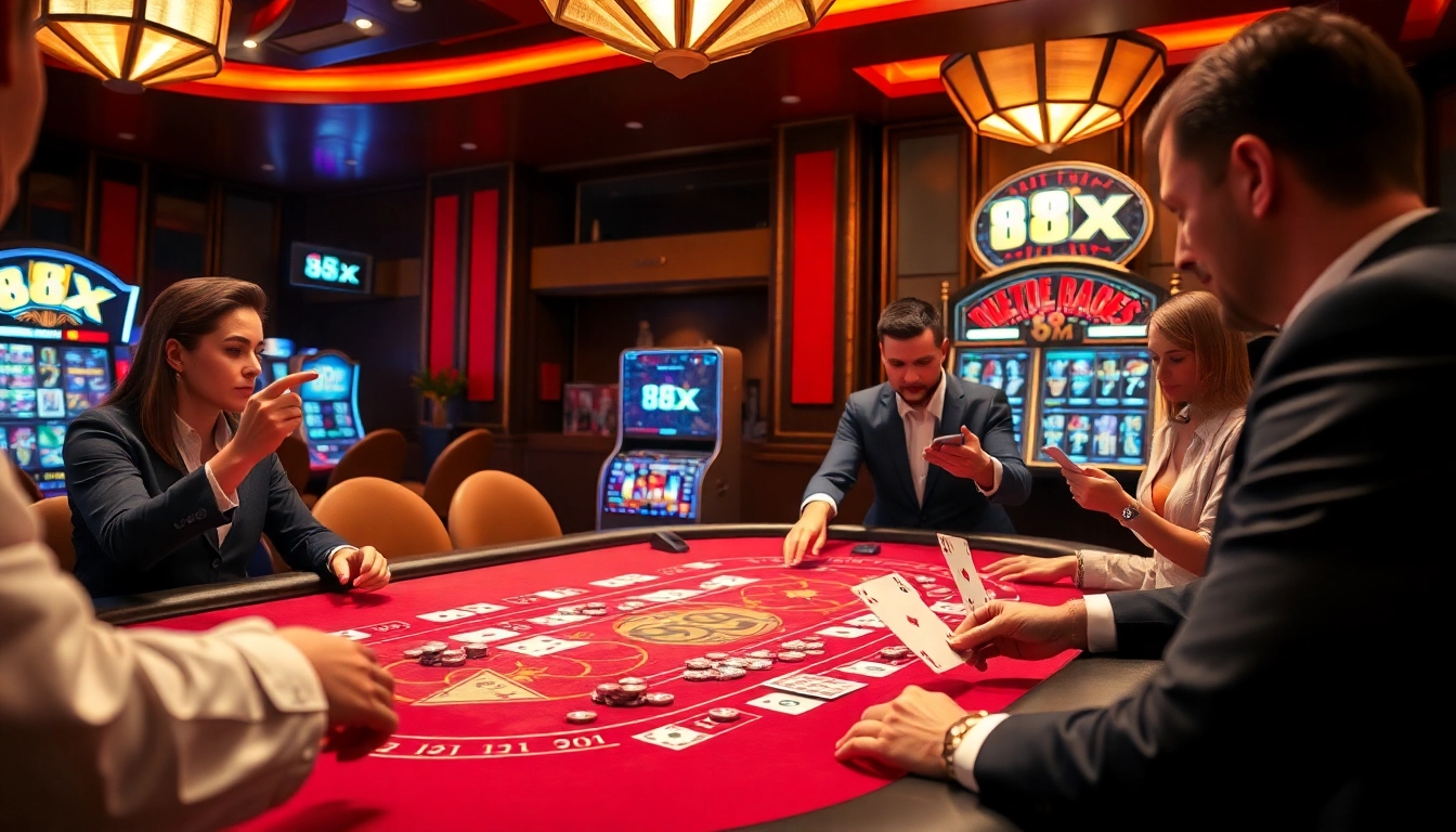 Experience thrilling gaming at 88xx, where excitement meets luxury in casino action.