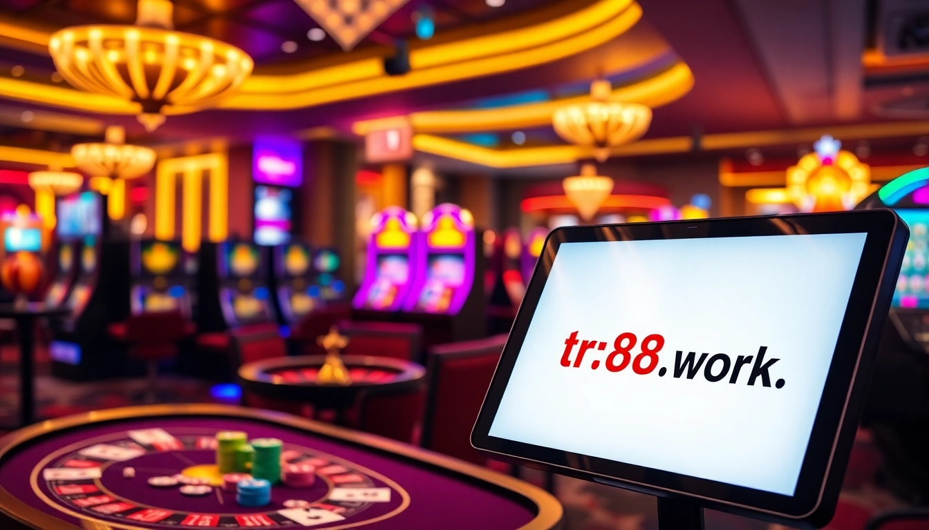 Experience the thrill of online gambling at https://tr88.work/, featuring vibrant casino games.