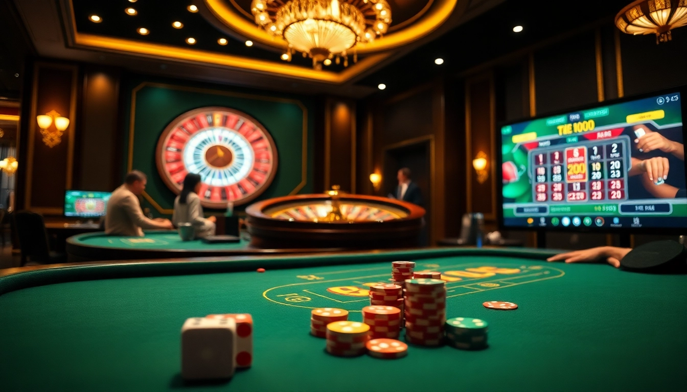 Experience excitement with TÀI XỈU MD5 at this vibrant online gambling table.