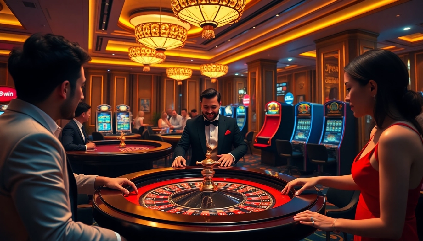 Experience thrilling moments at the 58win casino with exciting games and luxury ambiance.