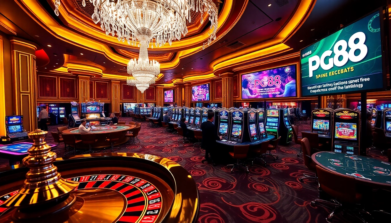 Experience the excitement of pg88 online casino with vibrant games and thrilling atmosphere.
