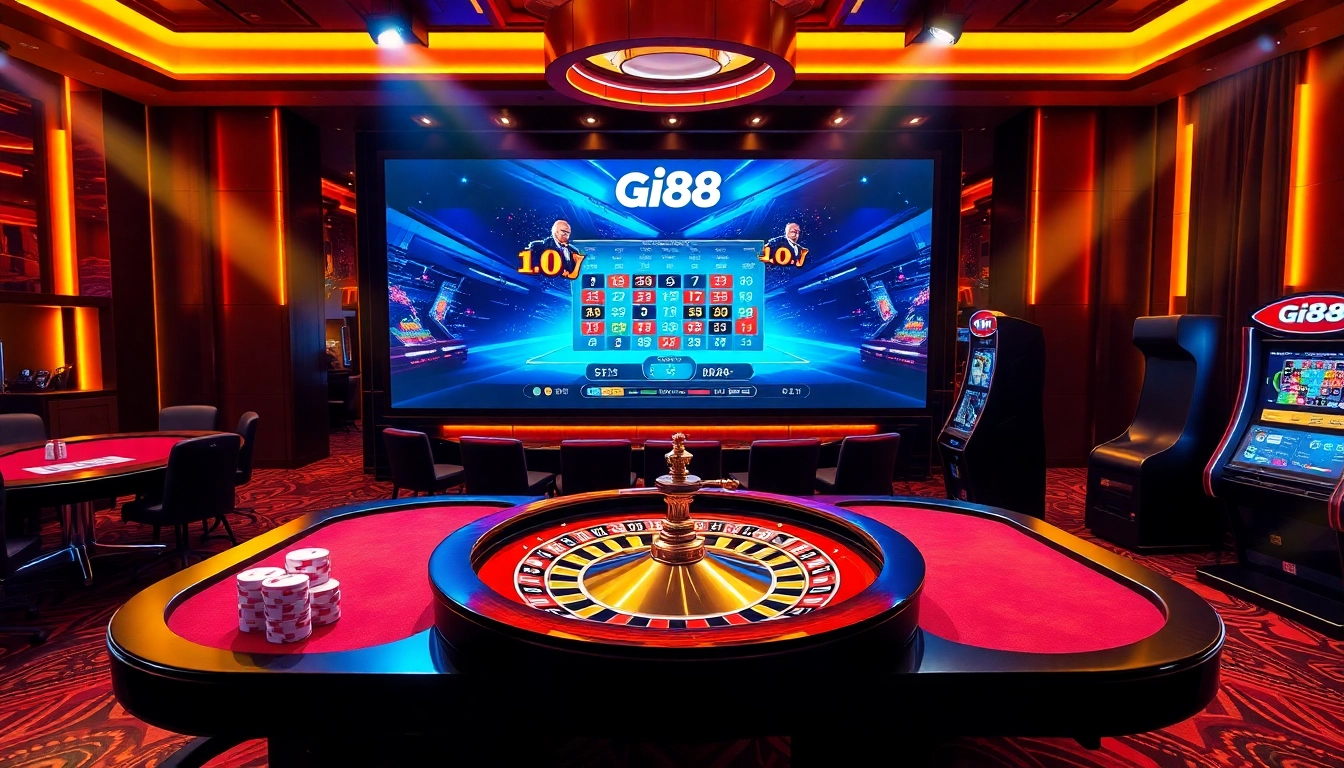Experience the excitement of gi88 with immersive casino tables and vibrant gaming action.