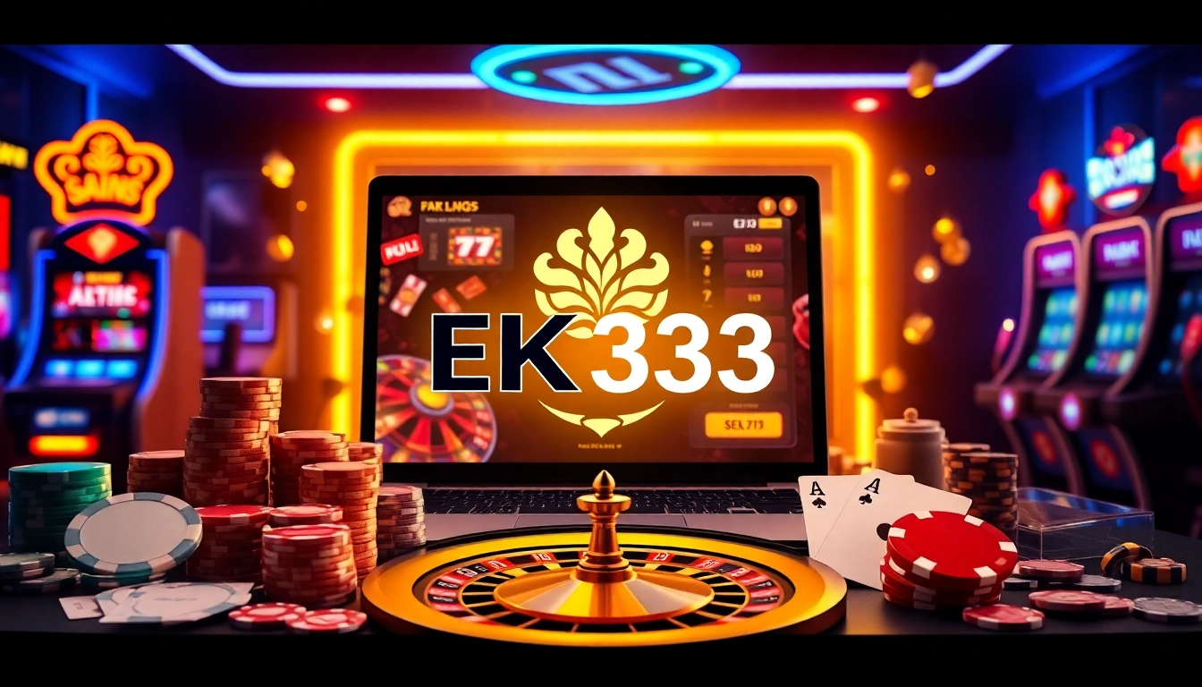 Play exciting games at EK333, the top online casino platform featuring poker and slots.