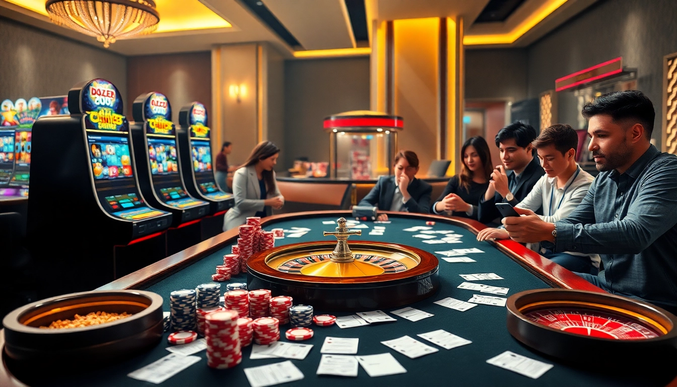 Engaging game scene featuring Nhà cái Lu88 with online betting elements and luxurious casino visuals.