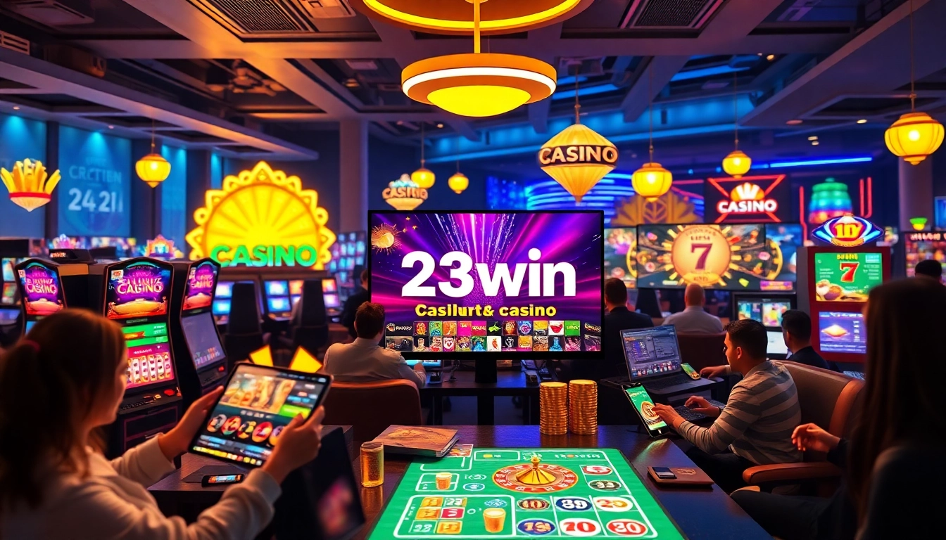Experience the thrilling world of 23win online gaming with vibrant casino games and engaging player interactions.